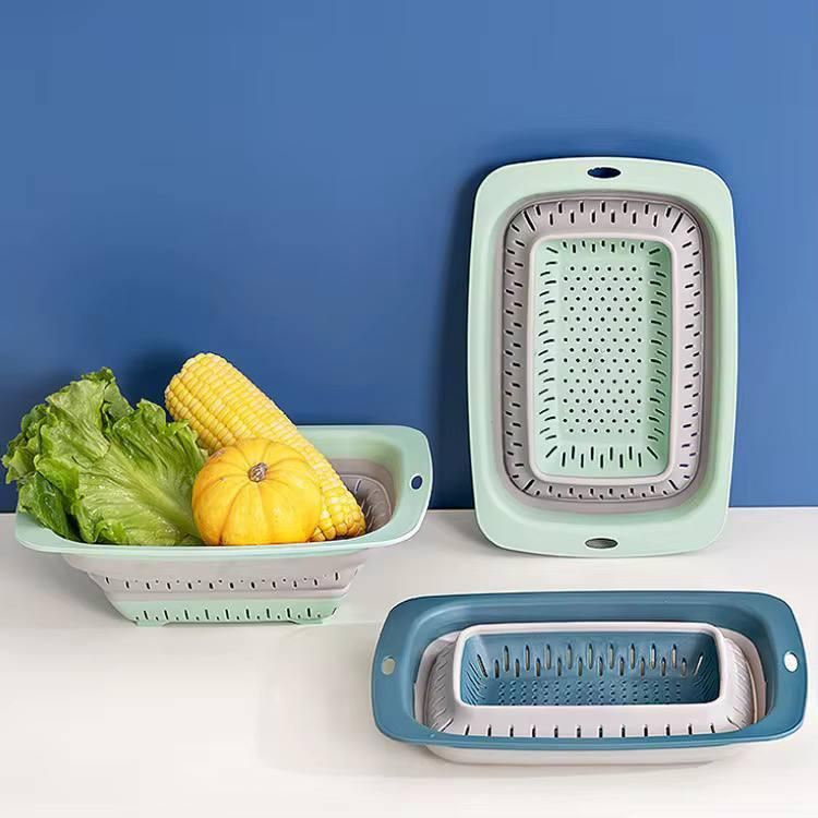 2-in-one Silicone Basket for Washing